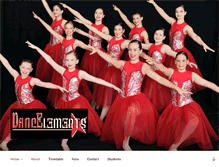 Tablet Screenshot of dancelements.com.au
